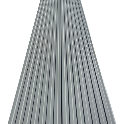 Revestimiento De Exterior Grey 3.8mtsx38.5cmx16mm