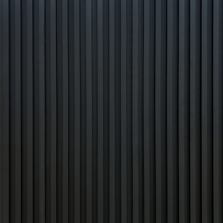 Revest. Pvc Woodpanel Black 2.40mx15cmx17mm 0.36m2