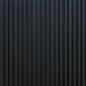 Revest. Pvc Woodpanel Black 2.40mx15cmx17mm 0.36m2