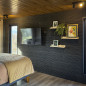 Panel Pu Roman Black 1160x295x30mm 0.3422 M2