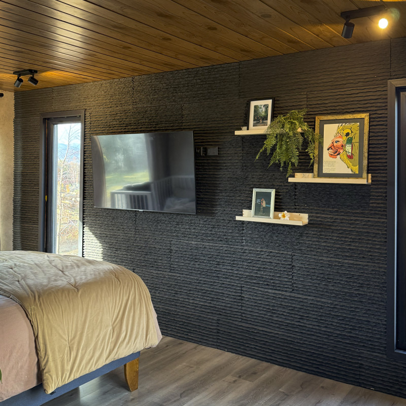 Panel Pu New Roman Black 1160x295x25mm 0.3422 M2