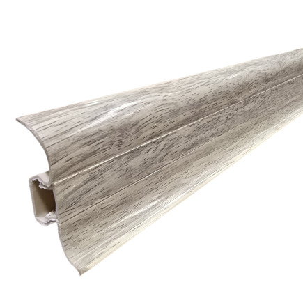 Guardapolvo De Pvc Gris Ceniza Hh005 2.44mt