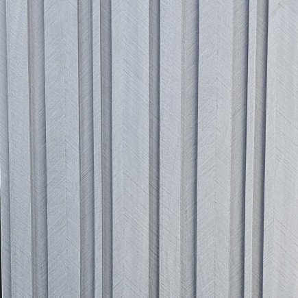 Revest. Pvc Espiga Grey Acanalado 2.90m X 17cm X 14mm