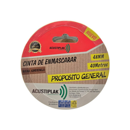Masking Tape 48mmx40mt 2 Pulgadas 