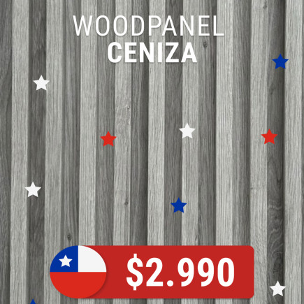 Revest. Pvc Woodpanel Ceniza 2.40mx15cmx17mm 0.36m2