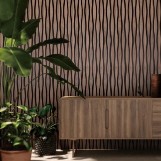 Panel Acustico Wavy Brown Hha505