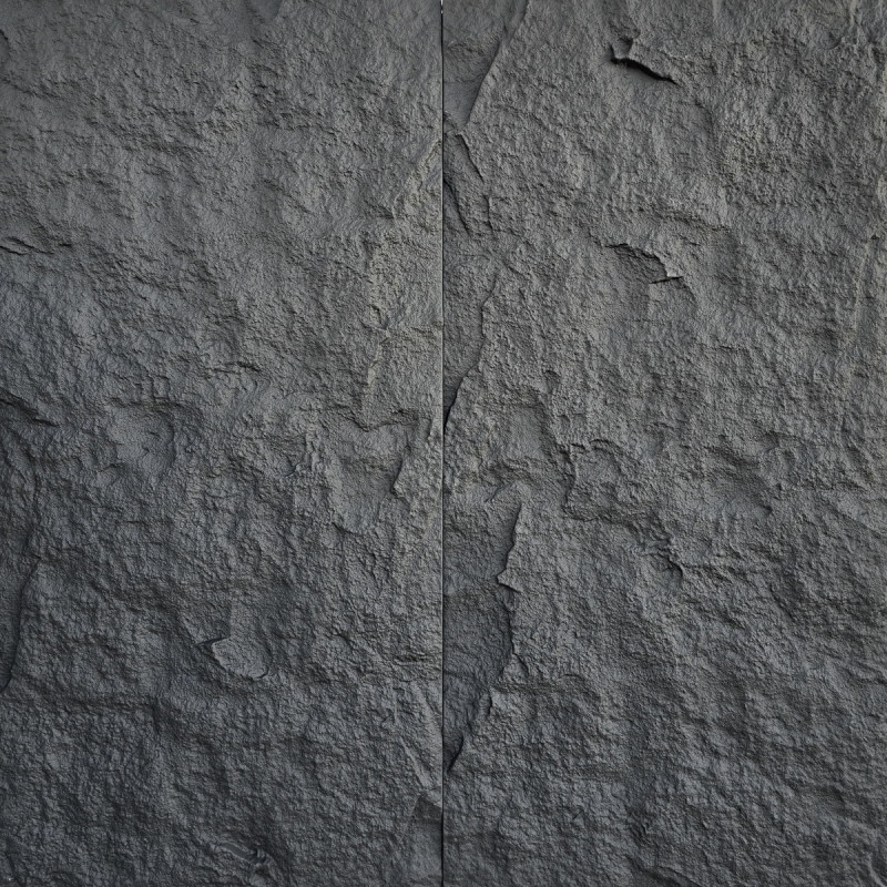 Panel Imitacion Piedra Dark 1.20mt X 60 Cm X 30mm 