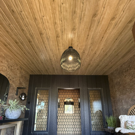 Cielo De Pvc Espino 4m X30cm X 8mm Rinde 1.2m2 30-32