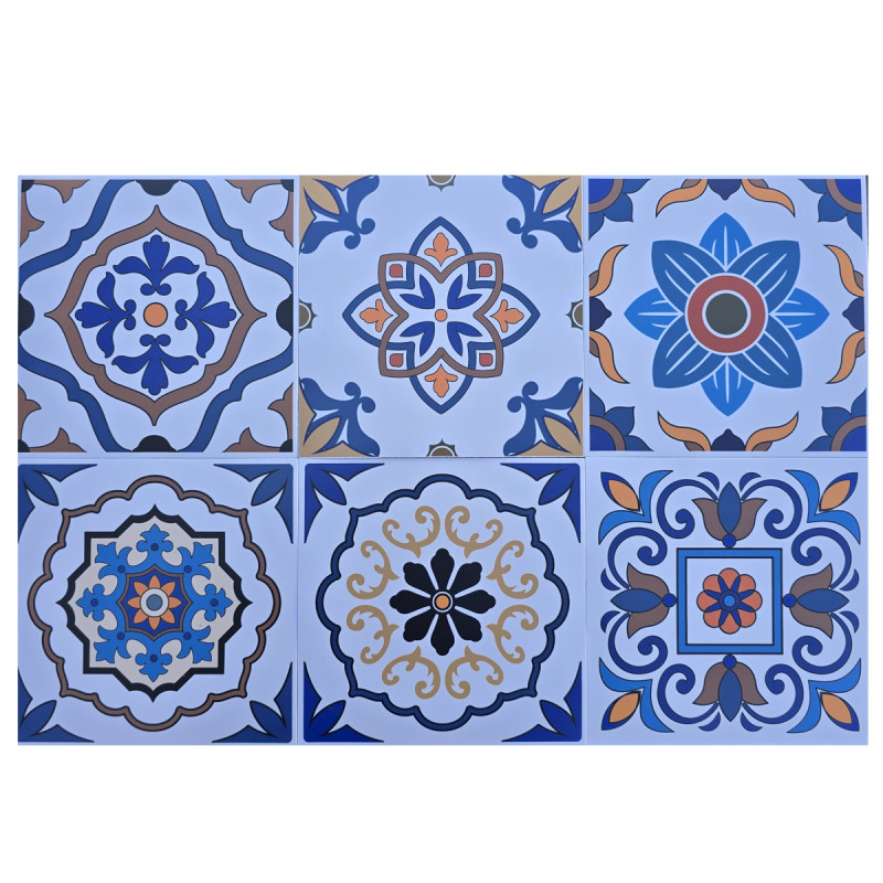 Revest. Adhesivo Mural Hz-038 15cm X 15cm X 24 Pcs.