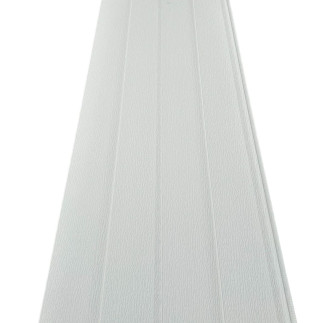 Revest. De Exterior Embose White 3.8mtsx38.5cmx16mm Spdx-01