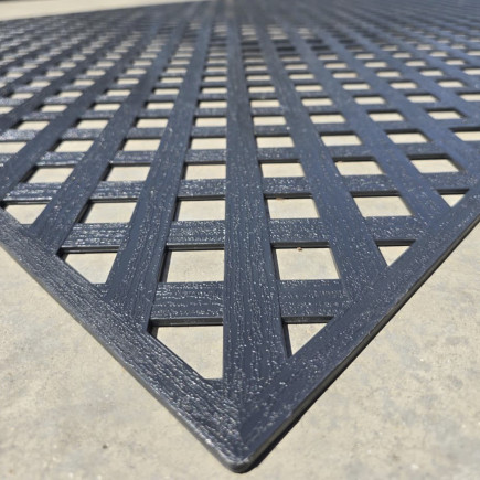 Enrejado Treillage De Pvc Black 2.44m X 1.22m X 5mm