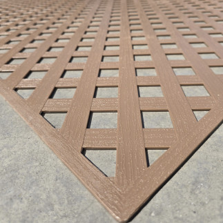 Enrejado Treillage De Pvc Brown 2.44m X 1.22m X 5mm