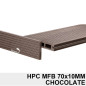 Moldura Color Chocolate 70 X 10mm X 2900mm (231338)