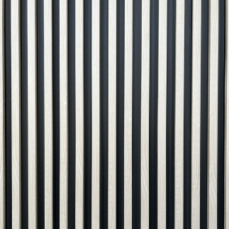 Revest. Pvc Slats Panel Ulmo 2.40m X 16cm X 24mm 0.384m2