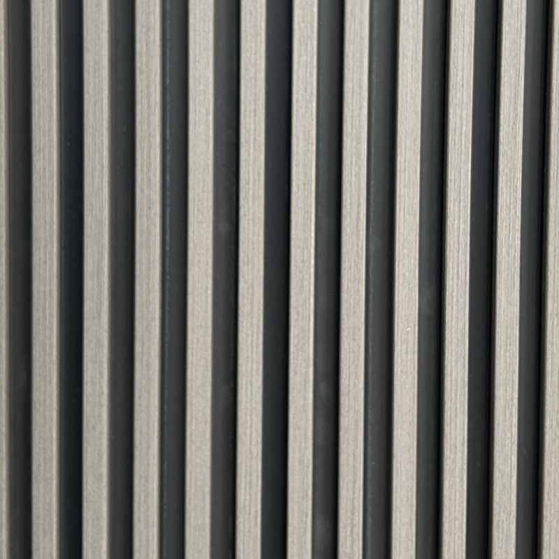 Revest. Pvc Slats Panel Ceniza 2.40m X 16cm X 24mm 0.384m2
