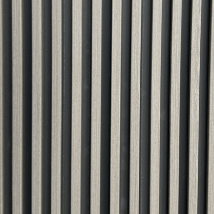 Revest. Pvc Slats Panel Ceniza 2.40m X 16cm X 24mm 0.384m2