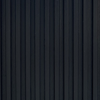 Revest. Pvc Woodpanel Black 2.40m X 16cm X 24mm 0.384m2