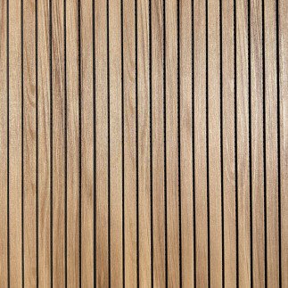 Revest. Pvc Alerce Acustico F.negro 2.50mx20cmx10mm 0.5m2