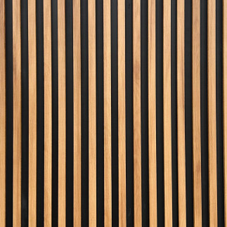 Revest. Pvc Slats Panel Alerce 2.40mx15cmx17mm 0.36m2