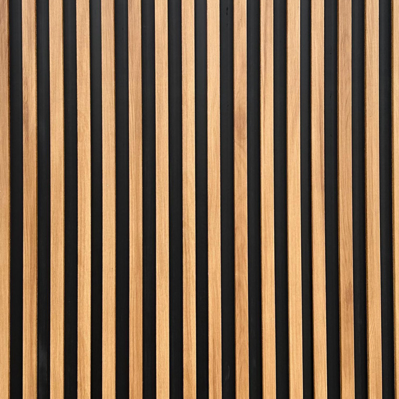Revest. Pvc Slats Panel Alerce 2.40mx15cmx17mm 0.36m2