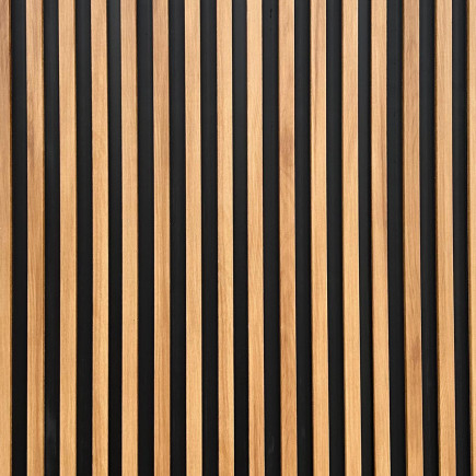 Revest. Pvc Slats Panel Alerce 2.40mx15cmx17mm 0.36m2