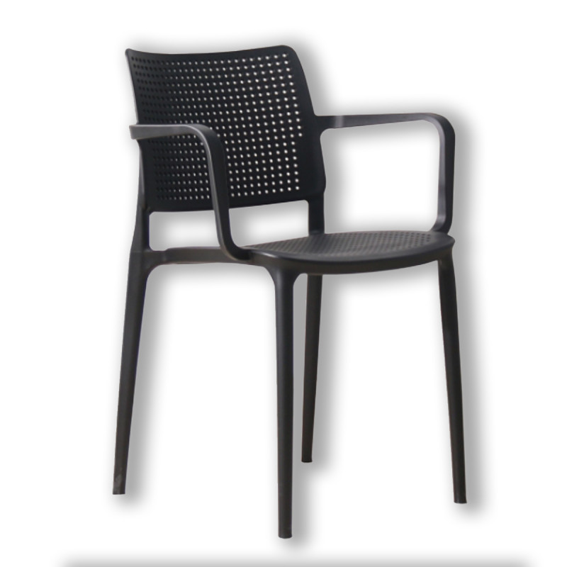 Silla Dabi De Exterior Color Negro 8339a