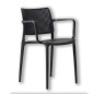 Silla Dabi De Exterior Color Negro 8339a