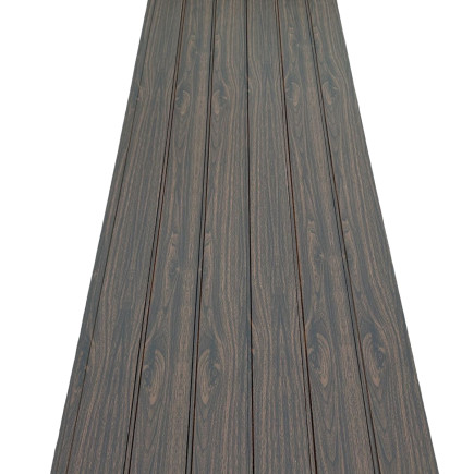 Revestimiento De Exterior Nogal Oscuro  3.8mtsx38.5cmx16mm