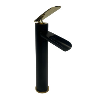 Griferia Lavamanos  Waterfall Black Gold Ht-905103-1 