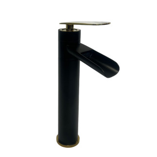 Griferia Lavamanos  Waterfall Black Gold Ht-905103-1 
