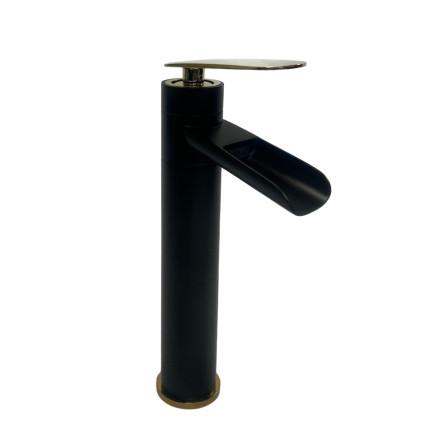 Griferia Lavamanos  Waterfall Black Gold Ht-905103-1 