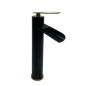 Griferia Lavamanos  Waterfall Black Gold Ht-905103-1 