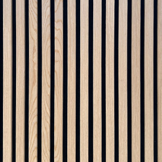 Panel Acustico Castaño 2.4m X 60cm X 21mm Hha01