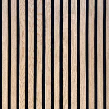 Panel Acustico Castaño 2.4m X 60cm X 21mm Hha01
