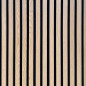 Panel Acustico Castaño 2.4m X 60cm X 21mm Hha01