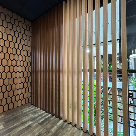 Separador De Ambientes 2.9mt X 10cm X 5cm Ulmo