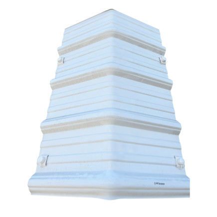 Cumbrera 2mmx1.13m Blanca