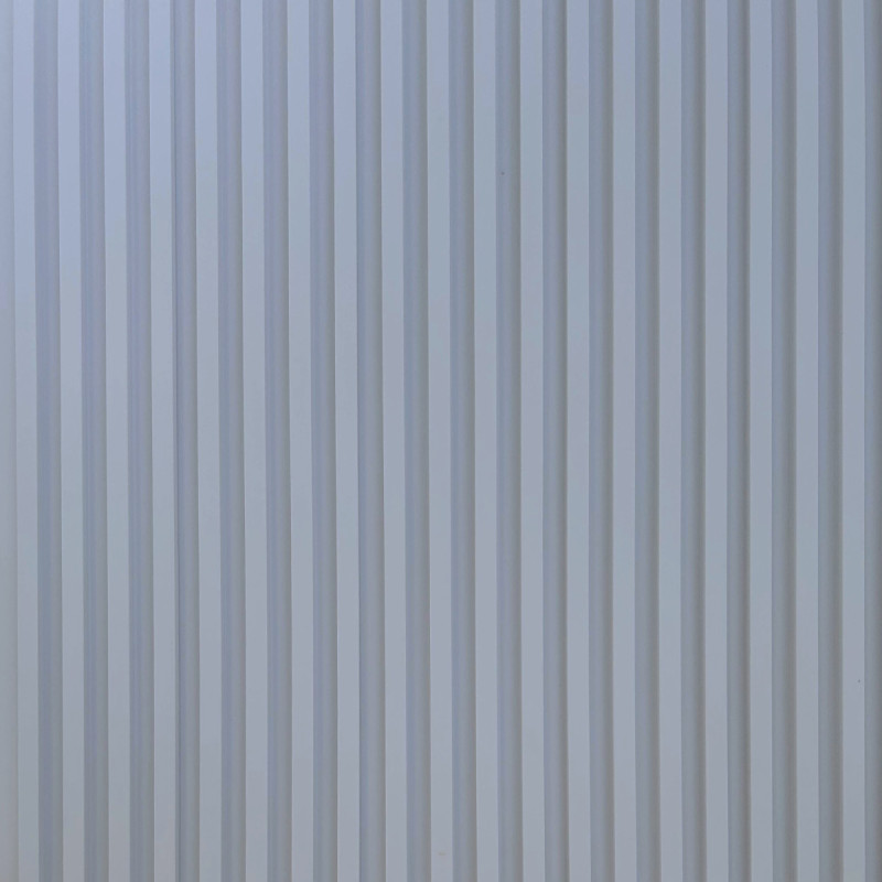 Revest. Pvc Woodpanel White 2.40mx15cmx17mm 0.36m2