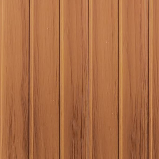 Cielo De Pvc Caoba 4m X30cm X 8mm Rinde 1.2m2 30-179