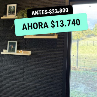 Panel Pu New Roman Black 1160x295x25mm 0.3422 M2