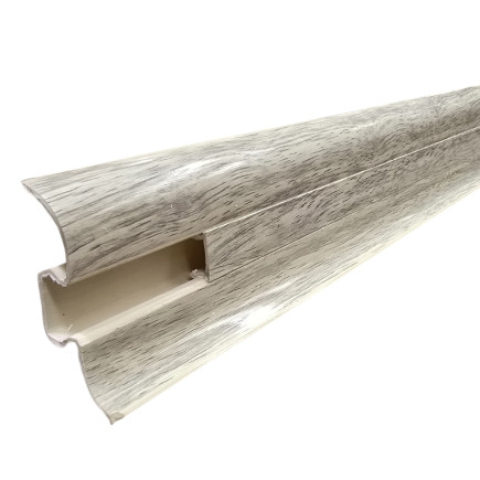 Guardapolvo De Pvc Gris Ceniza Hh005 2.44mt