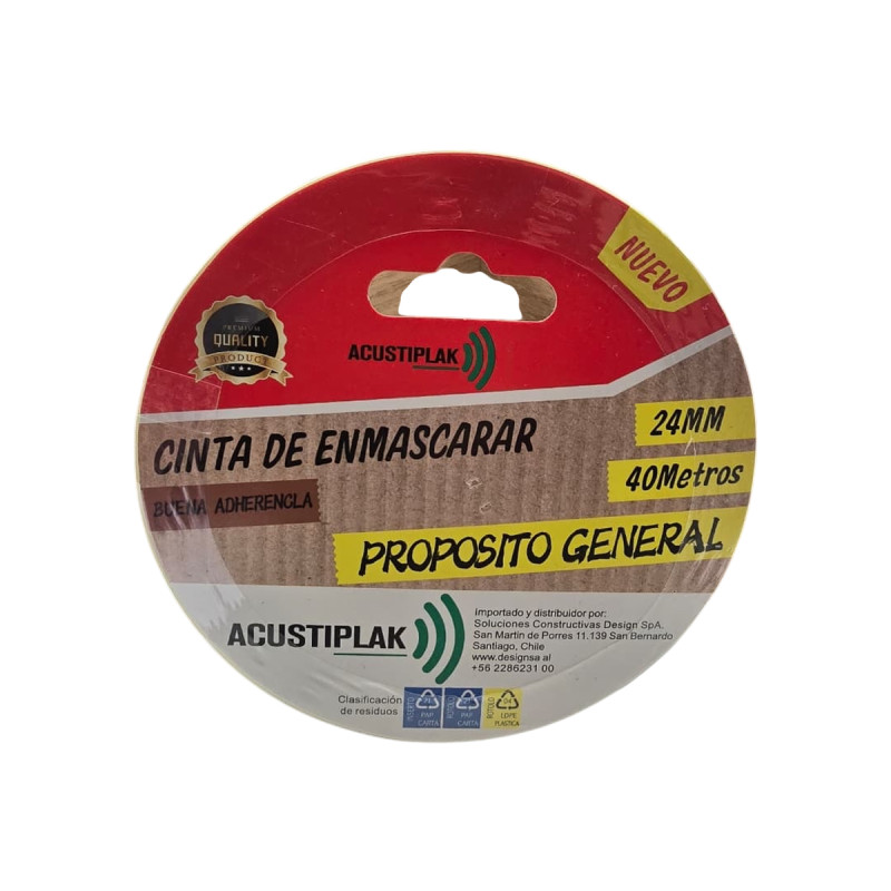 Masking Tape 24mmx40mt 1 Pulgada