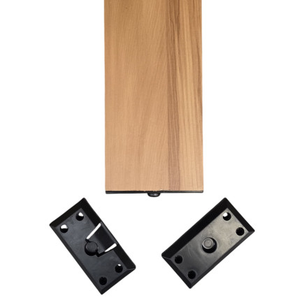 Separador De Ambientes 2.9mt X 10cm X 5cm Alerce 