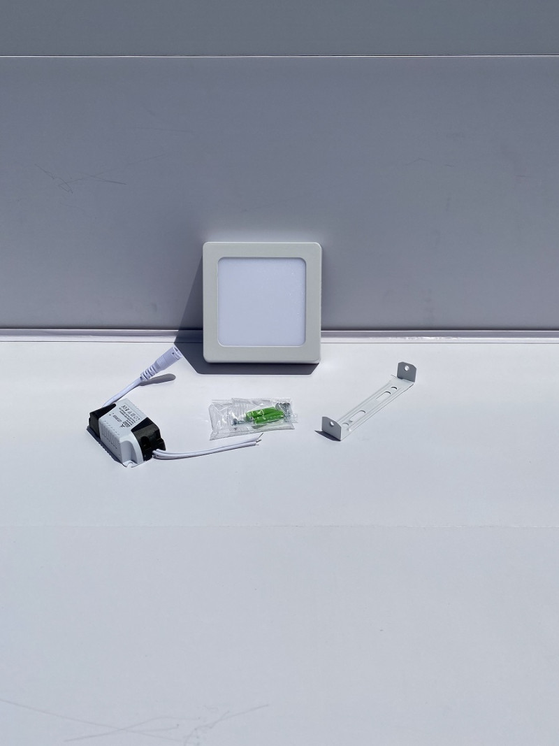 Panel Led Cuadrado Sobre 6w 4500k