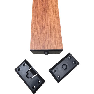 Separador De Ambientes 2.9mt X 10cm X 5cm Caoba