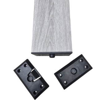 Separador De Ambientes 2.9mt X 10cm X 5cm Ceniza