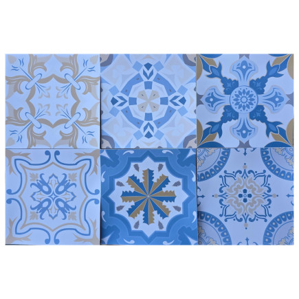 Revest. Adhesivo Mural Hz-037 15cm X 15cm X 24 Pcs.