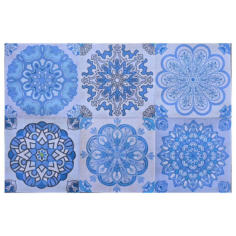 Revest. Adhesivo Mural Hz-073 15cm X 15cm X 24 Pcs.