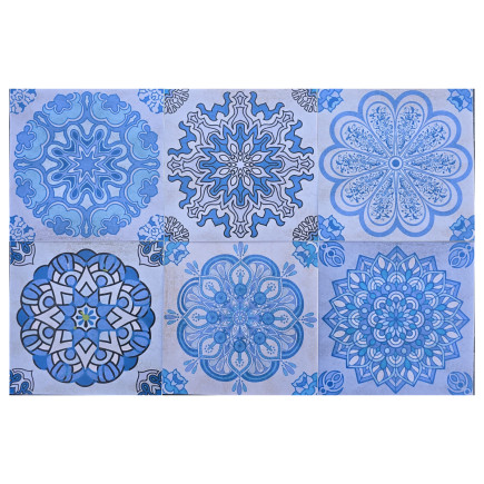 Revest. Adhesivo Mural Hz-073 15cm X 15cm X 24 Pcs.