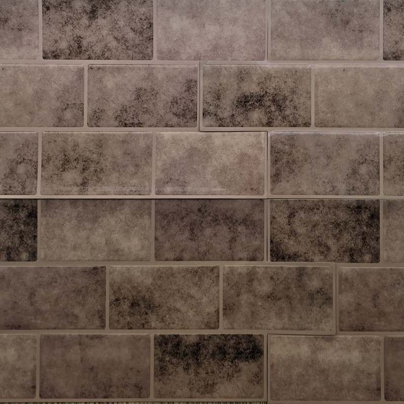 Revest. Adhesivo Mural 3d D-006 30.5cm X 15.25cm X 20 Pcs.